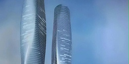 中国版“梦露大厦”——南宁中心双子塔
