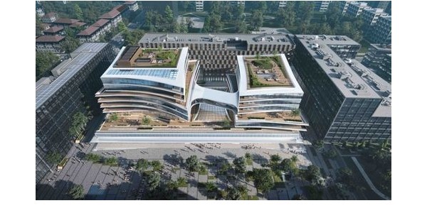 扎哈·哈迪德建筑事务为立陶宛设计“悬臂式”商业中心
